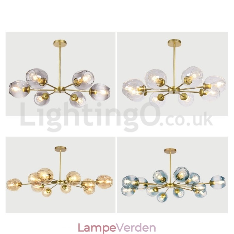 Nordic Postmodern Molecular Chandelier Magic Bean Chandelier Cafe