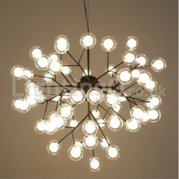 Nordisk Postmoderne Molecular Bubble Lysekrone Glaslysekrone
