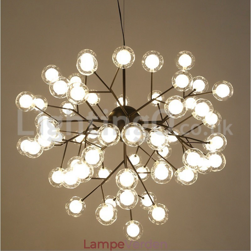 Nordisk Postmoderne Molecular Bubble Lysekrone Glaslysekrone