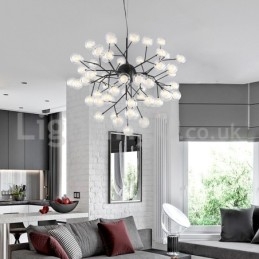 Nordisk Postmoderne Molecular Bubble Lysekrone Glaslysekrone