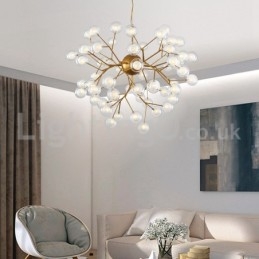 Nordisk Postmoderne Molecular Bubble Lysekrone Glaslysekrone
