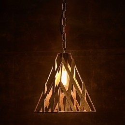 Retro jernlampe Moderne, minimalistisk industriel lysekrone