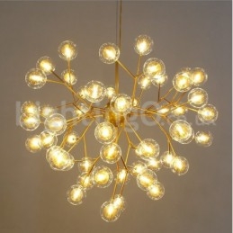 Nordisk Postmoderne Molecular Bubble Lysekrone Glaslysekrone