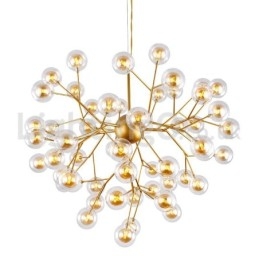 Nordisk Postmoderne Molecular Bubble Lysekrone Glaslysekrone