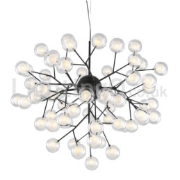 Nordisk Postmoderne Molecular Bubble Lysekrone Glaslysekrone