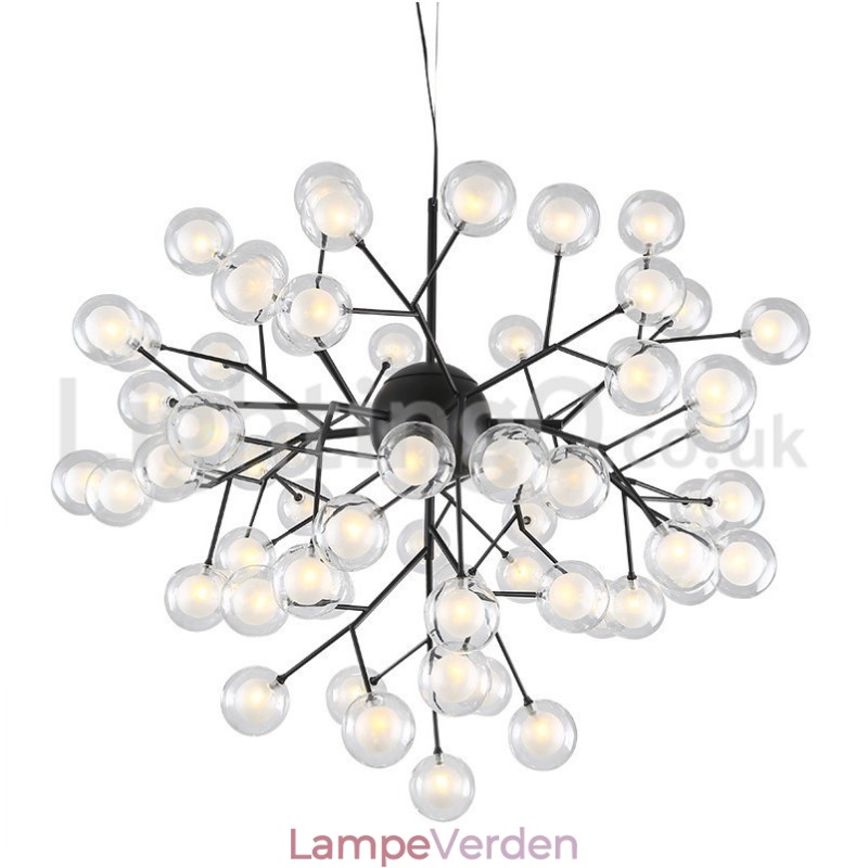 Nordisk Postmoderne Molecular Bubble Lysekrone Glaslysekrone