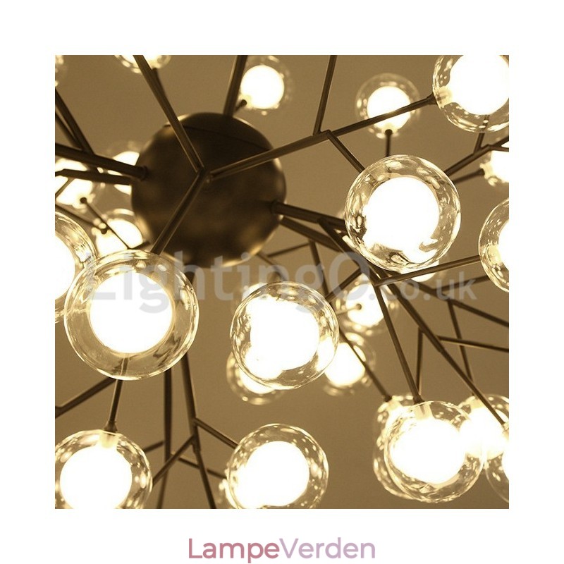 Nordisk Postmoderne Molecular Bubble Lysekrone Glaslysekrone