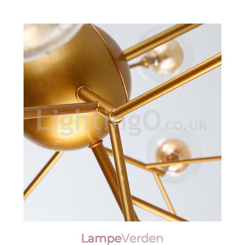 Nordisk Postmoderne Molecular Bubble Lysekrone Glaslysekrone