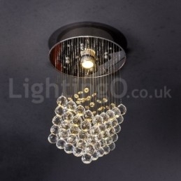 1 lys Moderne K9 Krystal Loft Pendel Lys Indendørs Lysekrone Belysning Lamper Armaturer