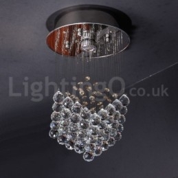 1 lys Moderne K9 Krystal Loft Pendel Lys Indendørs Lysekrone Belysning Lamper Armaturer