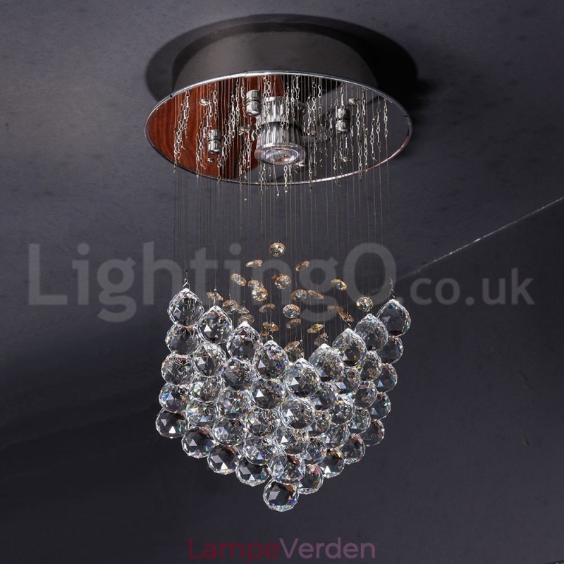 1 lys Moderne K9 Krystal Loft Pendel Lys Indendørs Lysekrone Belysning Lamper Armaturer