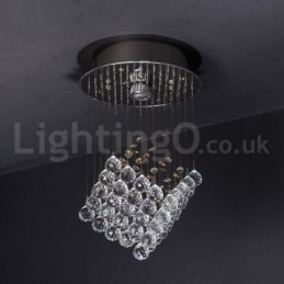 1 lys Moderne K9 Krystal Loft Pendel Lys Indendørs Lysekrone Belysning Lamper Armaturer