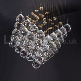 1 lys Moderne K9 Krystal Loft Pendel Lys Indendørs Lysekrone Belysning Lamper Armaturer