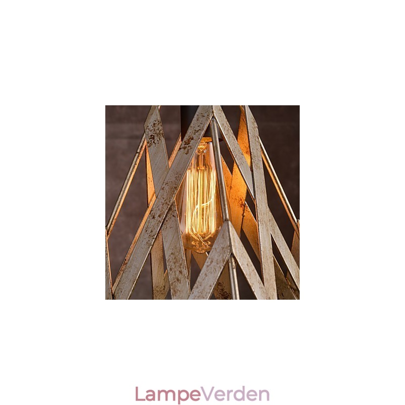 Retro jernlampe Moderne, minimalistisk industriel lysekrone