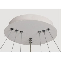 Dæmpbar Outside the Circles Light Pendel Light med fjernbetjening moderne design ringe