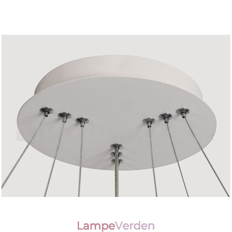 Dæmpbar Outside the Circles Light Pendel Light med fjernbetjening moderne design ringe