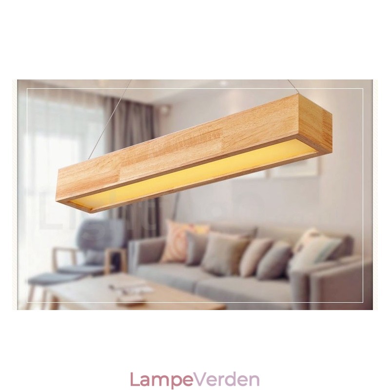 Træ moderne lang pendel