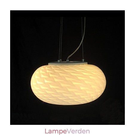 Moderne minimalistisk udskåret mælkehvid lysekronelampe Moderne minimalistisk udskåret mælkehvid lysekronelampe