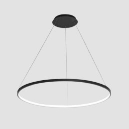 Dæmpbar 63W 100CM Diameter Pendel Modern Design Ring