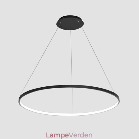 Dæmpbar 63W 100CM Diameter Pendel Modern Design Ring Dæmpbar 63W 100CM Diameter Pendel Modern Design Ring