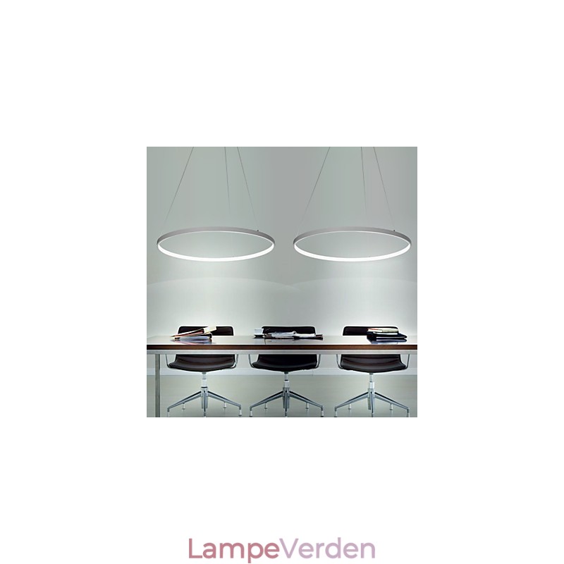Dæmpbar 63W 100CM Diameter Pendel Modern Design Ring