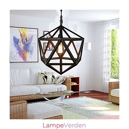 Rustik Lodge Vintage Metal lysekrone