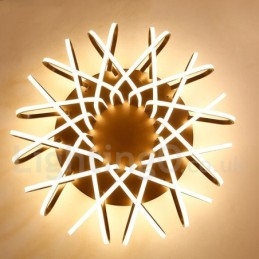 Fuglereden, der kan dæmpes, moderne moderne aluminiumsloftslampe, kan også bruges som væglampe