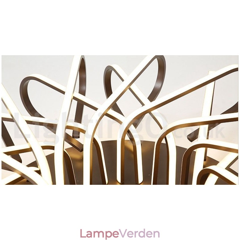 Fuglereden, der kan dæmpes, moderne moderne aluminiumsloftslampe, kan også bruges som væglampe