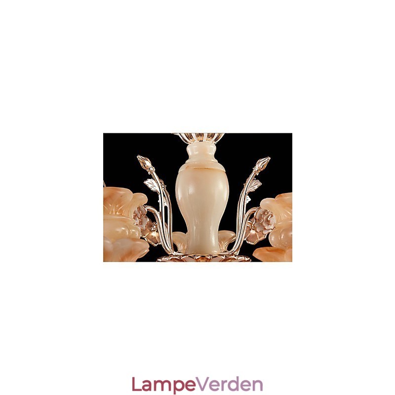 Jade Crystal Pendel lampe Candle Style lysekrone