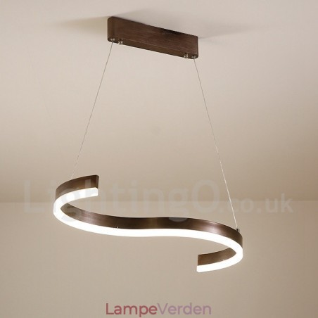 Dæmpbar lineær pendel med fjernbetjening moderne design Dæmpbar lineær pendel med fjernbetjening moderne design