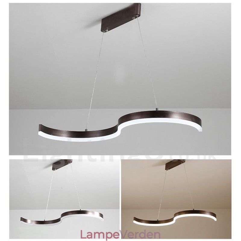 Dæmpbar lineær pendel med fjernbetjening moderne design
