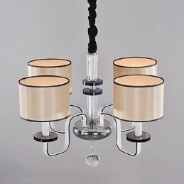 Moderne Minimalistisk Lysekrone Belysning Cloth Art Crystal Lysekrone