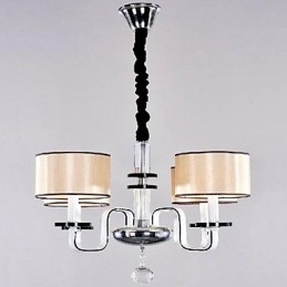 Moderne Minimalistisk Lysekrone Belysning Cloth Art Crystal Lysekrone