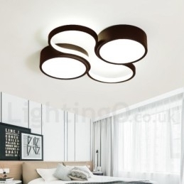 Dæmpbar moderne moderne aluminiumsloftslampe Flush Mount Lampe til stuen Sengeværelse Kan også bruges som væglampe