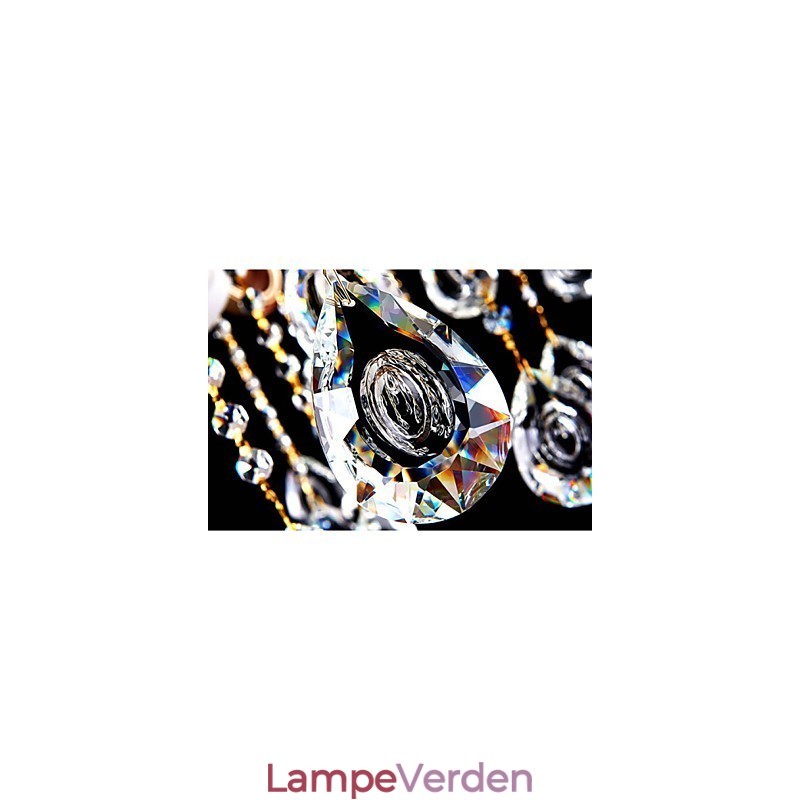 Jade Crystal Pendel lampe Candle Style lysekrone
