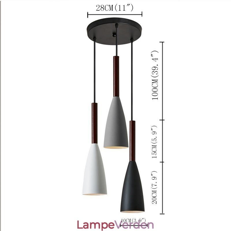 Moderne moderne Macaron Pendel Design