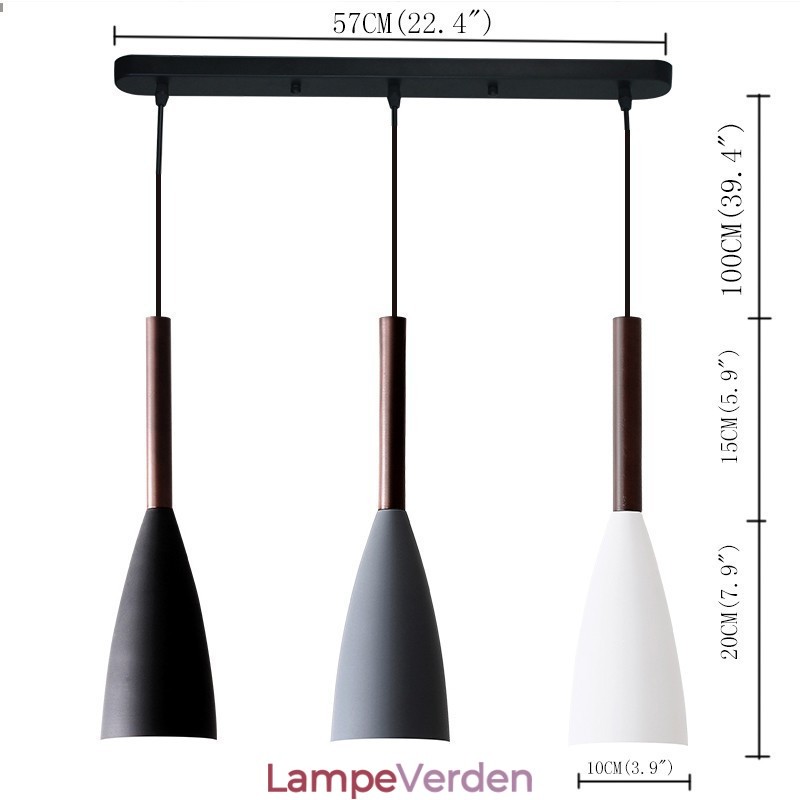 Moderne moderne Macaron Pendel Design