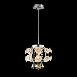 Lysekrone Krystal Moderne Moderne Lantern Metal 1 Lys