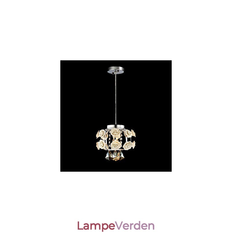 Lysekrone Krystal Moderne Moderne Lantern Metal 1 Lys