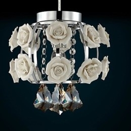 Lysekrone Krystal Moderne Moderne Lantern Metal 1 Lys