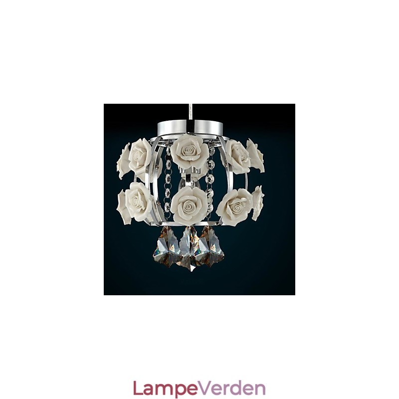 Lysekrone Krystal Moderne Moderne Lantern Metal 1 Lys
