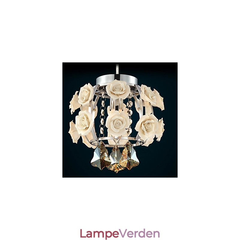 Lysekrone Krystal Moderne Moderne Lantern Metal 1 Lys