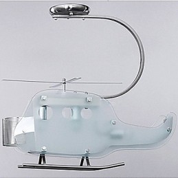 Simple Children lampe Cartoon Glass Helicopter lampe