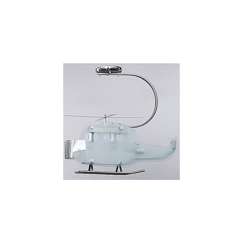 Simple Children lampe Cartoon Glass Helicopter lampe