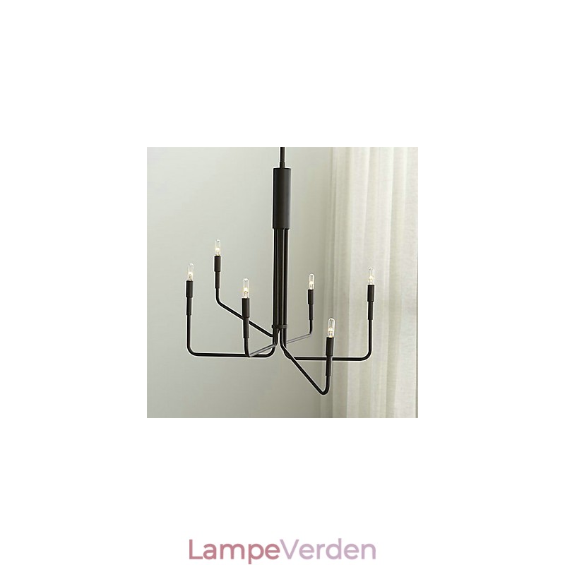 Landmaleri Metal Lysekrone