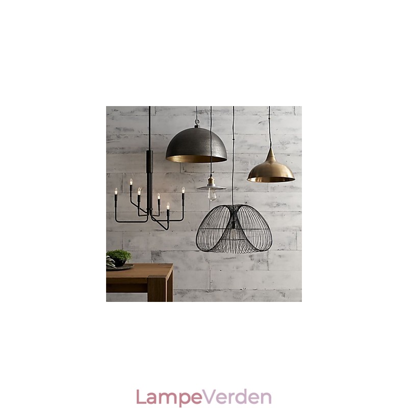 Landmaleri Metal Lysekrone