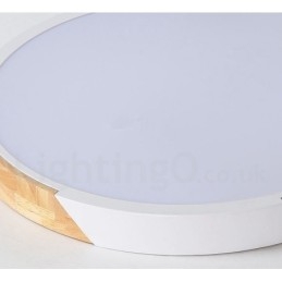 Dæmpbar Macaron Multi Colours Træ Ultra tyndt loftslys med akrylskærm Loftslampe Nordic Style
