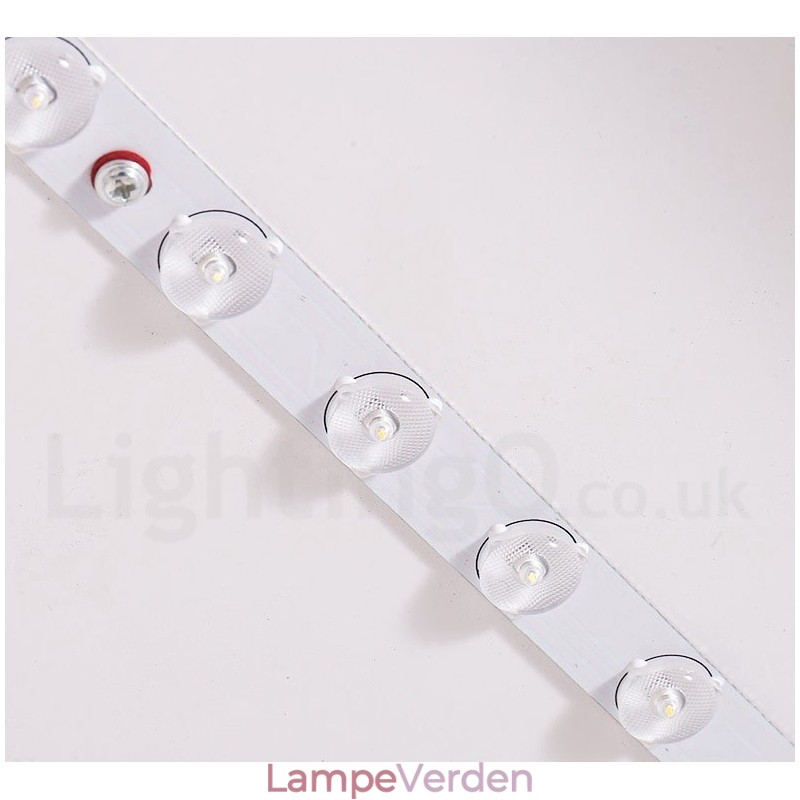 Dæmpbar Macaron Multi Colours Træ Ultra tyndt loftslys med akrylskærm Loftslampe Nordic Style