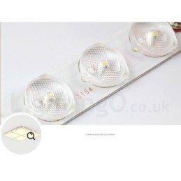 Stor firkantet dæmpbar Macaron Ultra tynd multifarver træloftslampe med akrylskærm Loftslampe Nordic Style
