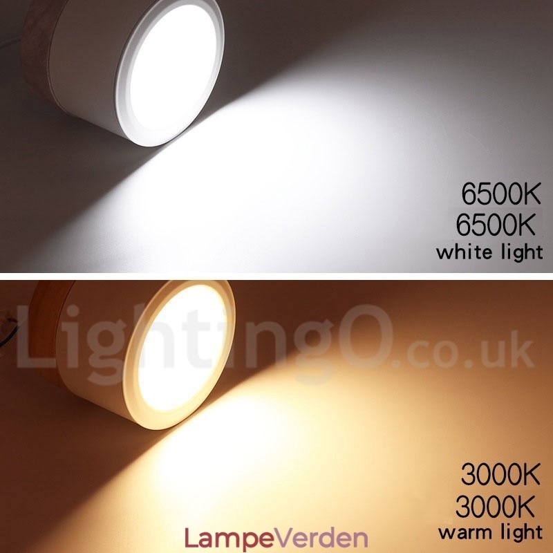 Træ moderne design mini loftslampe med akryl skærm Speciel for Kan også bruges som væglampe